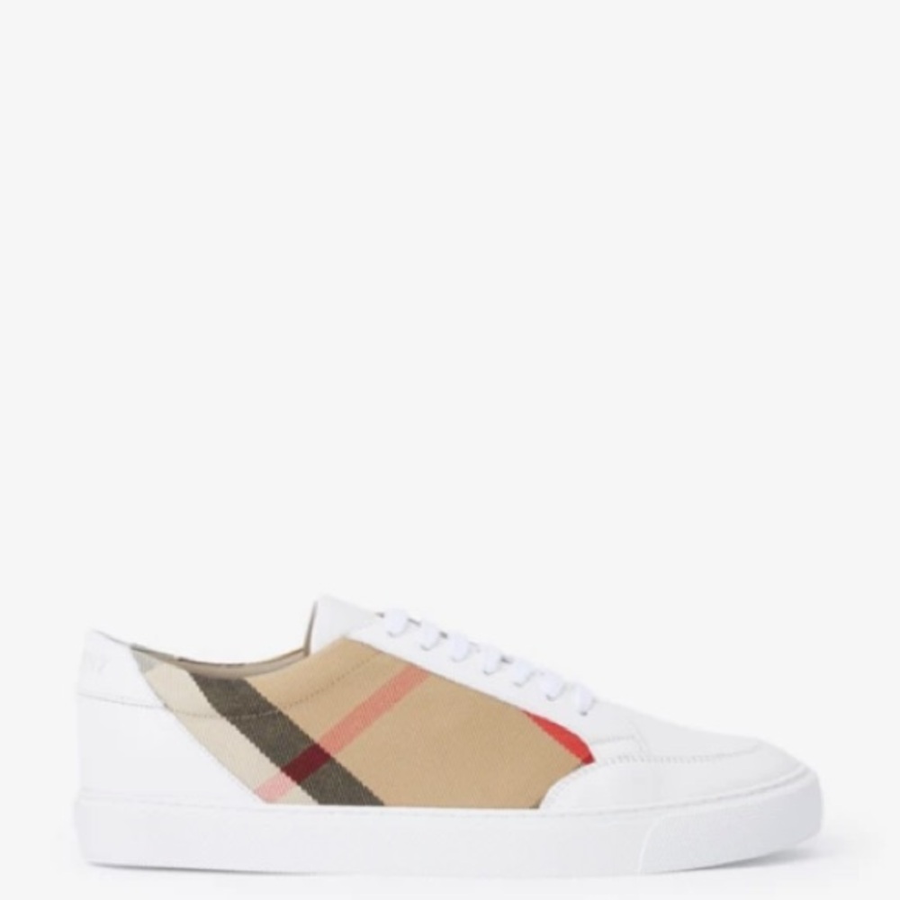 Burberry Beige and White Sneakers women’s eu size 42